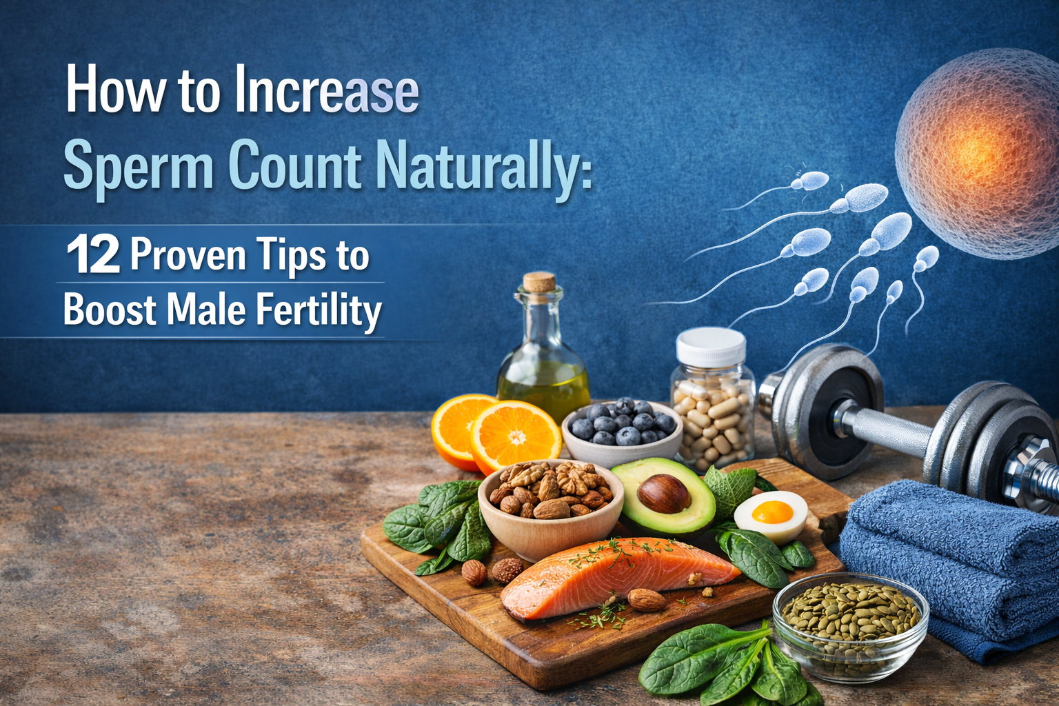 How to Increase Sperm Count Naturally: 12 Proven Tips for Male Fertility 
